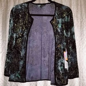 LuLaRoe BNWT M Elegant Stella jacket - velvet